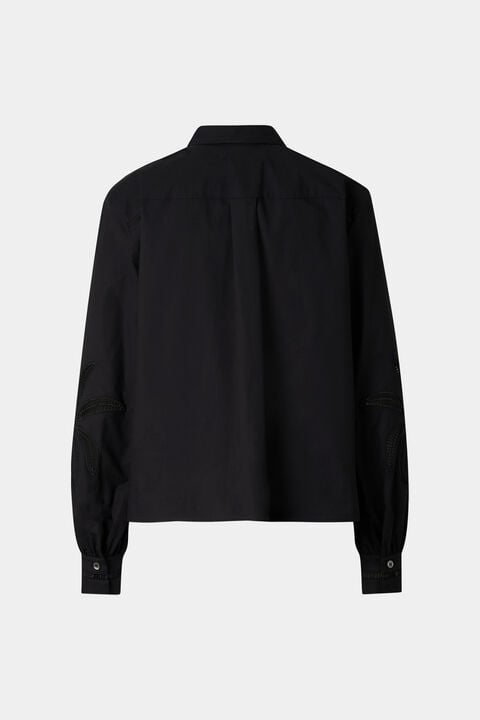 Summer Shirt Blouse In Black