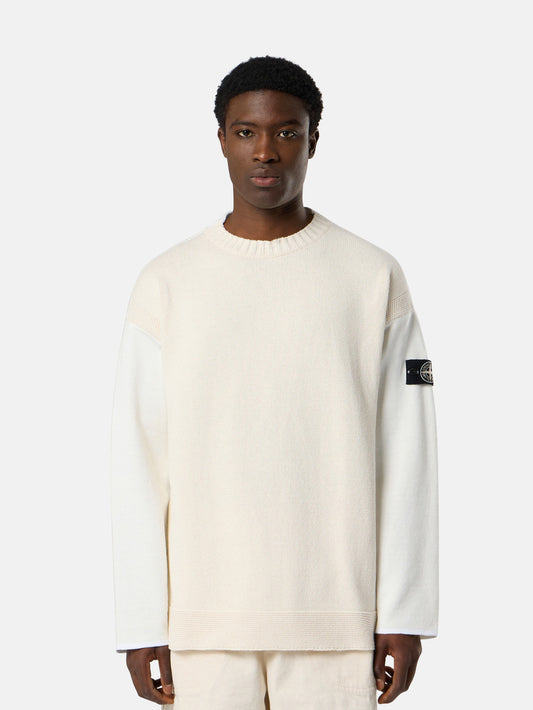 5100014 MIXED FABRIC COTTON_STONE ISLAND RAW BEAUTY