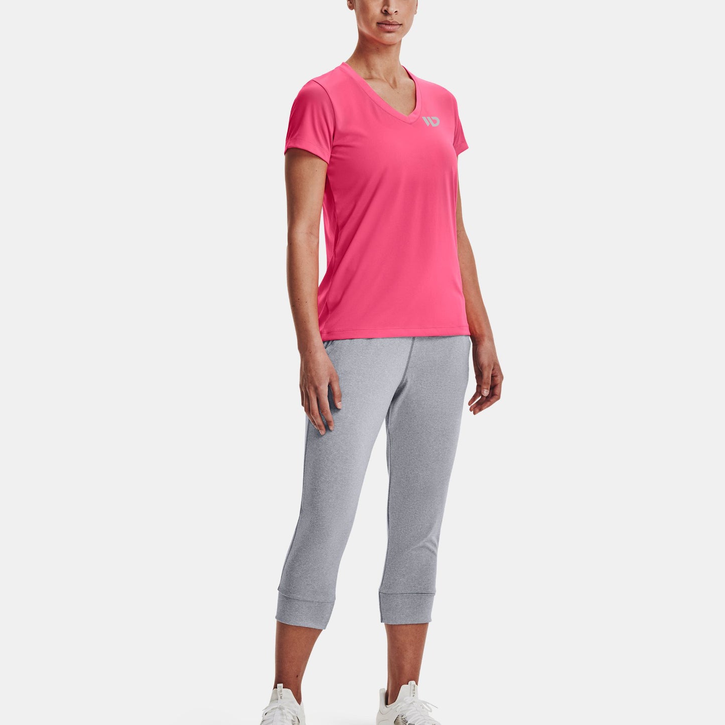 Twist Women's V Neck Short Sleeve