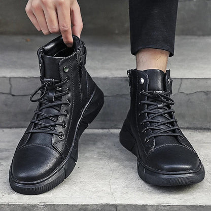 Men's Genuine Leather Martin Boots
