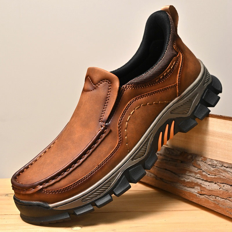 45% OFF Men's Handmade Genuine Leather Orthopedic Walking shoes