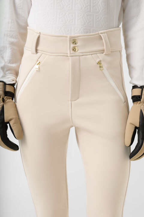 Hazel Softshell Ski Trousers In Cream