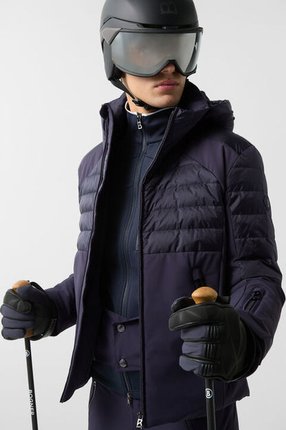Henik Down Ski Jacket In Navy Blue