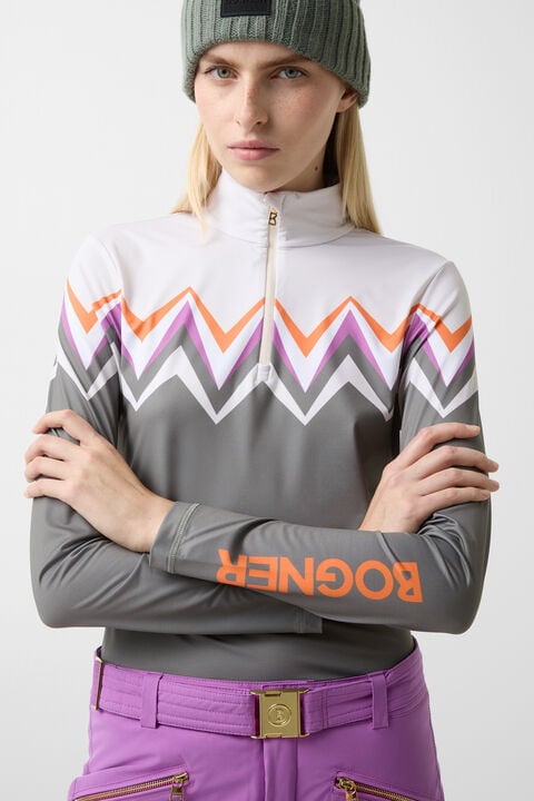 First Layer Beline In Grey/Orange/Purple/Off-White