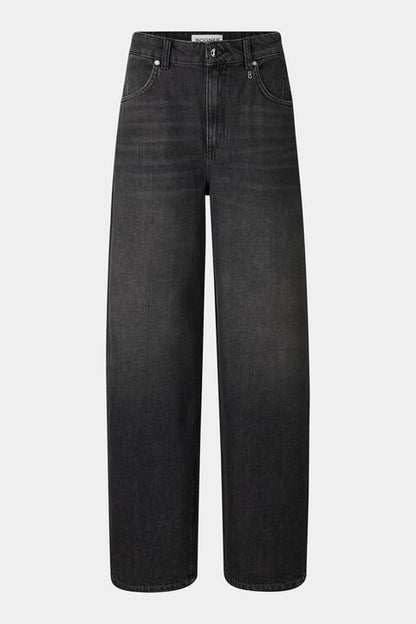 Barrel Fit Jeans Bina In Dark Grey