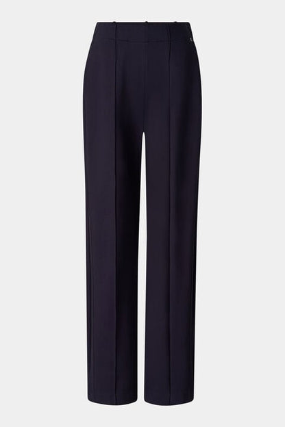 Penny Jersey Trousers In Navy Blue