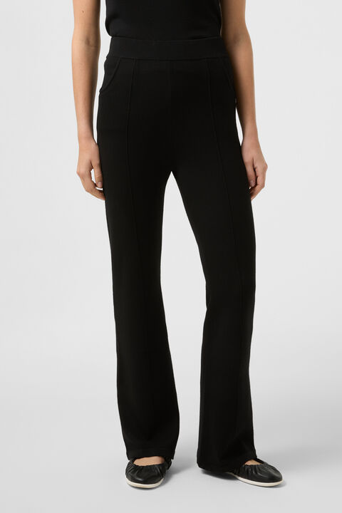 Dasha Knitted Trousers In Black