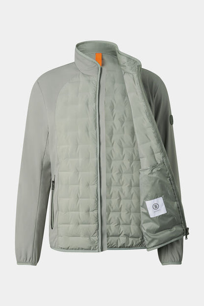 Dajan Hybrid Jacket In Eucalyptus