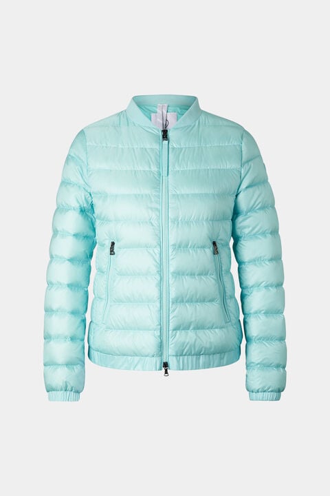 Marybel Lightweight Down Jacket In Cyan-Blue