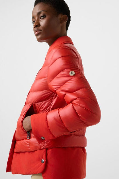 Audrey Lightweight Down Jacket In Red