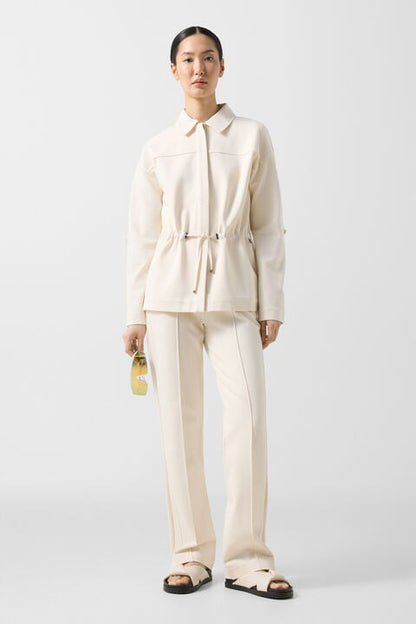 Paloma Jersey Jacket In Cream