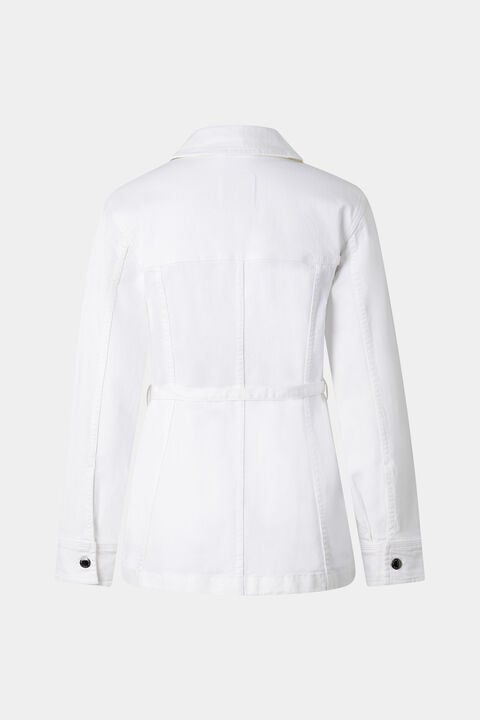 Pelin Denim Jacket In White