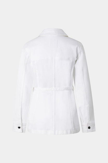 Pelin Denim Jacket In White