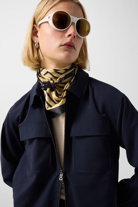 Tracy Shirt Jacket In Navy Blue