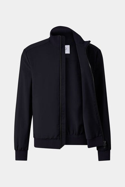 Virgin Wool Jacket Milan In Dark Blue