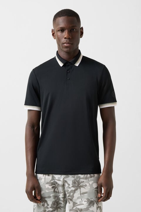 Arik Functional Short-Sleeved Top In Black