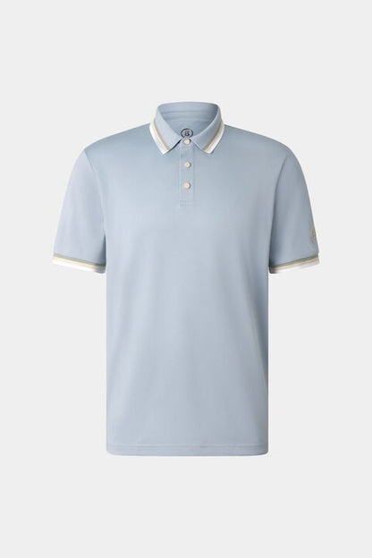 Arik Functional Short-Sleeved Top In Misty Blue