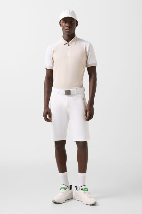 Fabius Functional Short-Sleeved Top In Sand/White