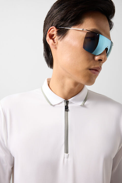 Jonah Polo Long-Sleeved Top In Off-White