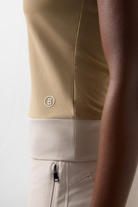 Polo Top Alysha In Beige