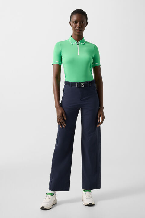 Caren Functional Short-Sleeved Top In Green