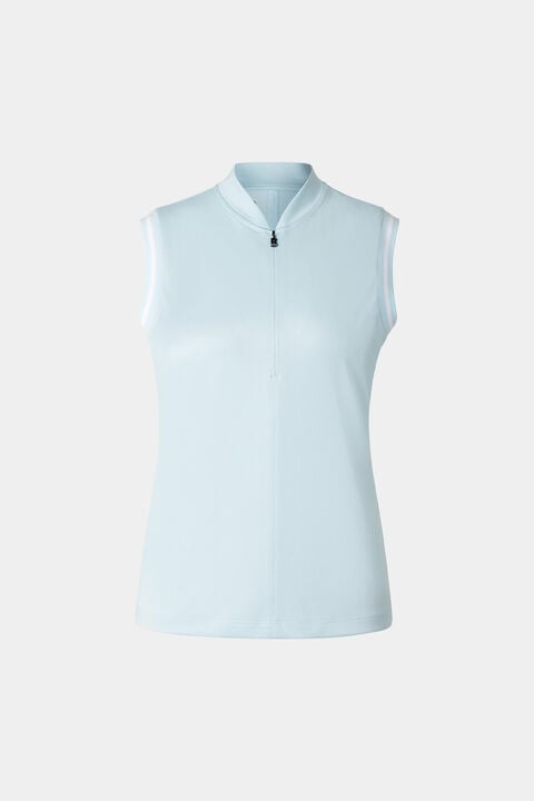 Evi Polo Top In Light Blue