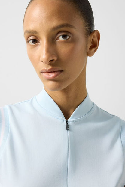 Evi Polo Top In Light Blue