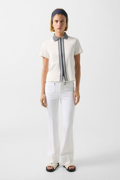 Peppa Polo Shirt In Off-White