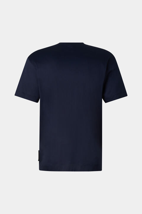 T-Shirt Tiam In Navy Blue