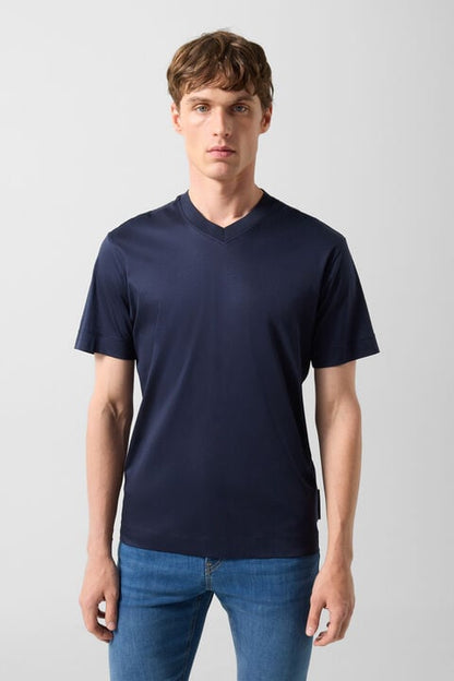 T-Shirt Tiam In Navy Blue