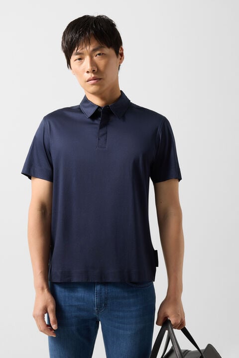Tayden Polo Shirt In Navy Blue