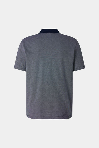 Wynn Polo Shirt In Navy Blue/White