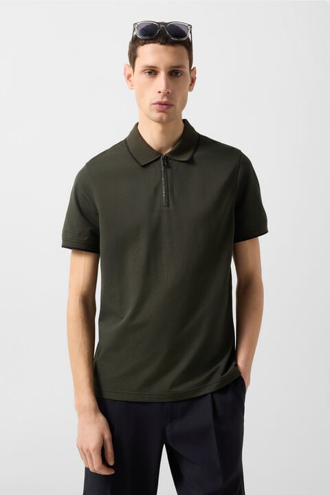 Timo Polo Shirt In Olive Green