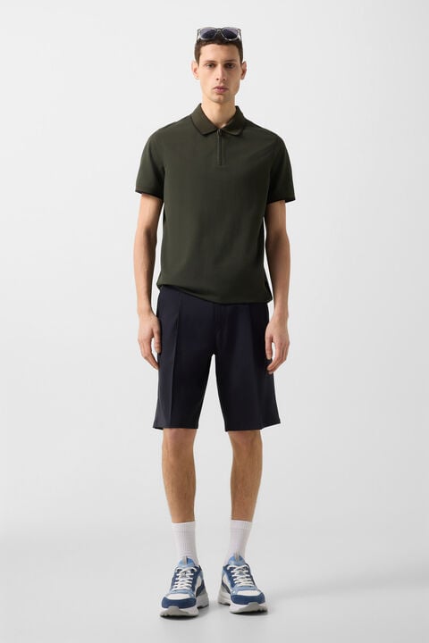 Timo Polo Shirt In Olive Green