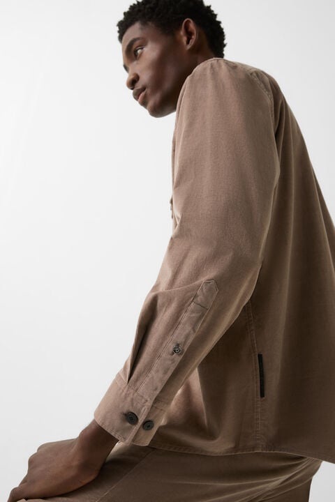 Corduroy Shirt Heiko In Mud