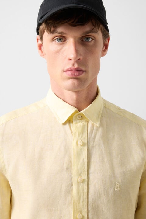 Timi Linen Shirt In Yellow
