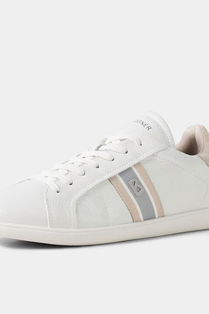 Columbus Trainers In White/Beige