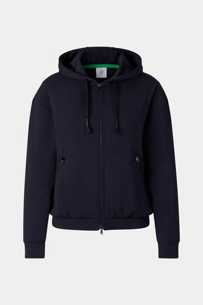Julietta Jersey Jacket In Navy Blue