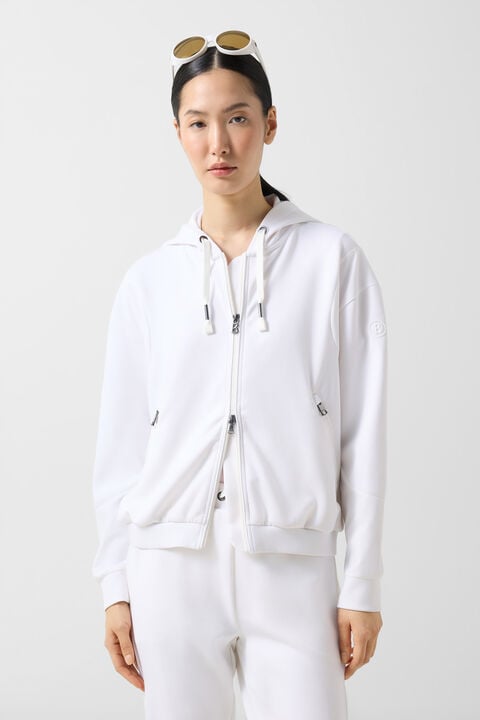 Julietta Jersey Jacket In White