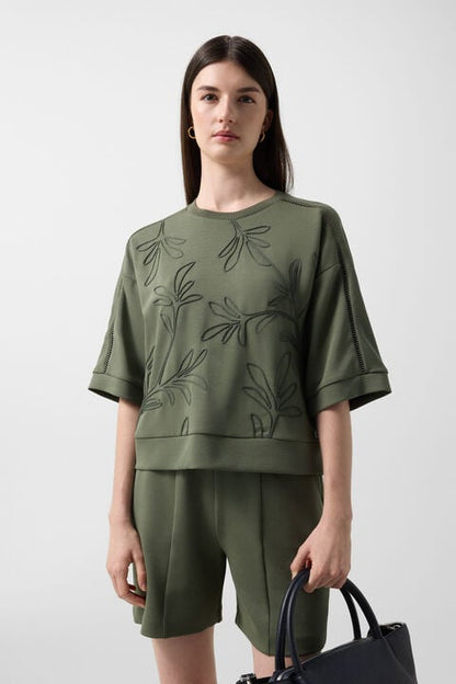 Rabea Sweatshirt In Olive Green