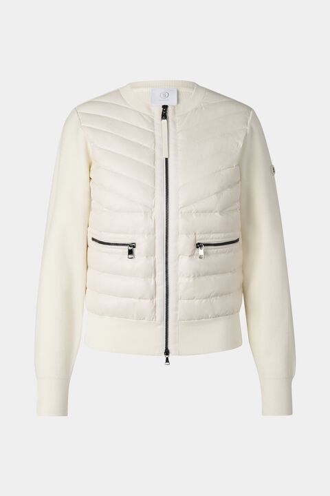 Zilly Hybrid Knit Jacket In Cream
