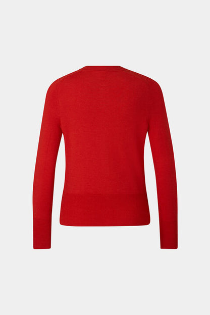 Ilma Knit Jacket In Red