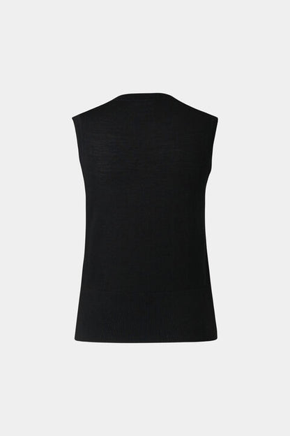 Knitted Top Isola In Black