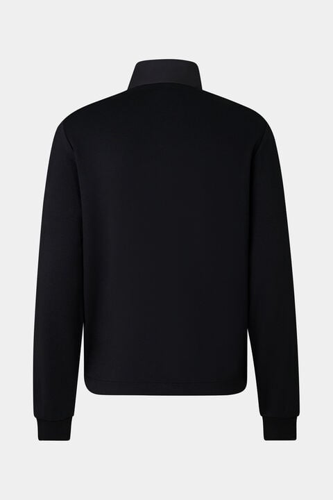 Rover Hybrid Jersey Jacket In Black