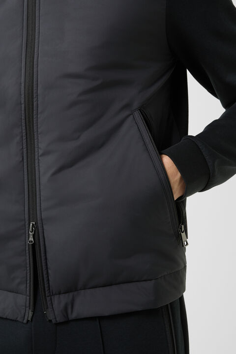 Rover Hybrid Jersey Jacket In Black