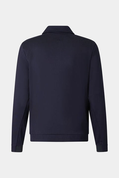 Ringo Jersey Jacket In Navy Blue