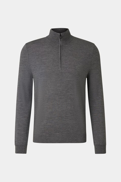 Virgin Wool Ouri Troyer In Grey