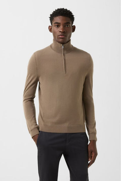 Virgin Wool Ouri Troyer In Mud