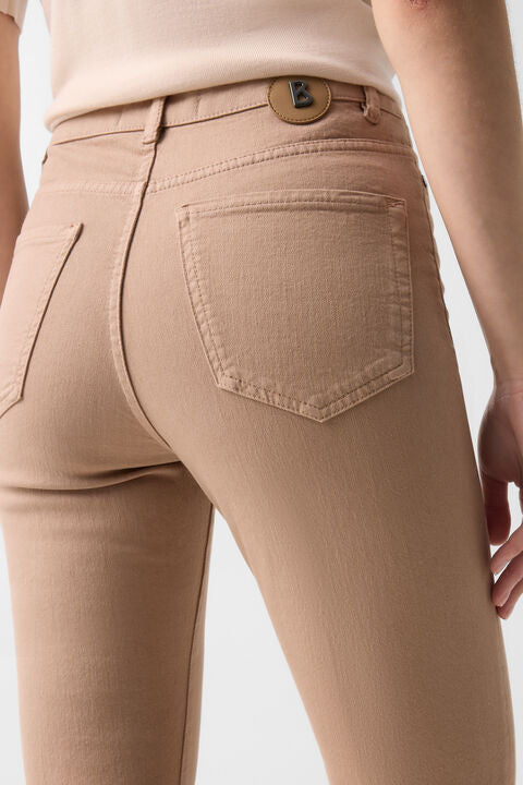Flared Fit Jeans Devin In Camel