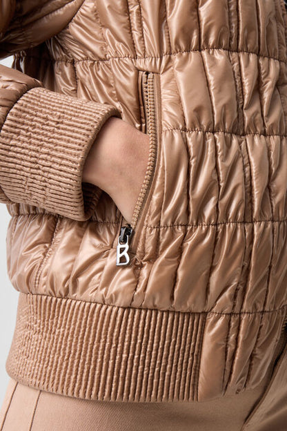 Sherry Quilted Jacket In Camel